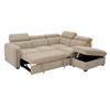 Rusto Corner Group Sofa Bed RHF Oatmeal